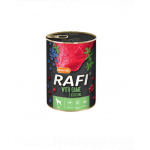 DOLINA NOTECI RAFI hrană umedă pentru câini, carne de vânat 400 g