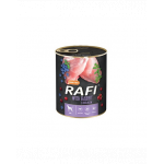 RAFI Hrana umeda caini, iepure, afine si merisor 400g