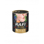 DOLINA NOTECI RAFI hrană umedă pentru câini, cu prepeliță 800 g
