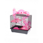 INTERZOO Rocky + Taras Cusca de hamster 42 cm roz