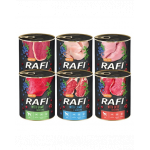 DOLINA NOTECI Rafi Premium Mix conserve pentru caini adulti 24x800g