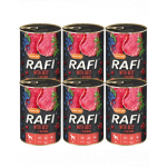 DOLINA NOTECI RAFI Beef conserva cu vita, hrana caini 6x400 g