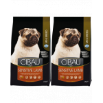 FARMINA Cibau Sensitive Lamb MINI hrana caini rasa mica cu sistem digestiv sensibil, miel 2 x 2,5 kg
