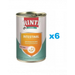 RINTI Canine Intestinal beef 6 x 400 g cu vita, hrana caine