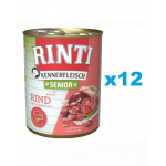 RINTI Kennerfleish Senior Beef 12x800 g hrana caine senior, cu vita