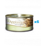 APPLAWS Kitten Chicken Breast 6x70 g hrana umeda pentru pisoi, pui in aspic