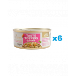 APPLAWS Taste Toppers Mancare umeda pentru caini, cu piept de pui, somon, dovleac in sos 6x156 g
