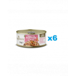 APPLAWS Taste Toppers Conserve hrana pentru caini, cu piept de pui, sunca si dovleac in sos 6x156 g