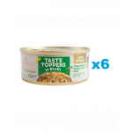 APPLAWS Taste Toppers Mancare umeda caine adult, Piept de pui, dovleac, mazare in sos 6x156 g