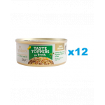 APPLAWS Taste Toppers Hrana umeda caini, Piept de pui, dovleac, mazare in sos 12x156 g