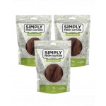 SIMPLY FROM NATURE Meat Strips Benzi carne caprioara pentru caini 3x80 g