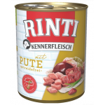RINTI Kennerfleisch Turkey curcan 12x400 g hrana caini