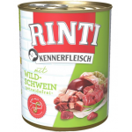 RINTI Kennerfleisch Wild boar cu mistret, hrana caini 6x400 g
