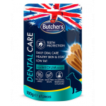 BUTCHER'S Dental Care Recompense pentru caini de talie medie 180g