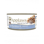 APPLAWS Cat Adult Ocean Fish in Broth 24x70 g peste oceanic in supa