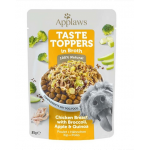 APPLAWS Taste Toppers Plic hrana umeda caini, piept de pui, broccoli si quinoa in sos 85 g