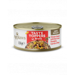 APPLAWS Taste Toppers Piept de pui, ficat de vita, dovleac in sos 156 g