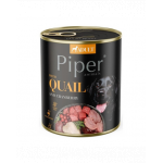 PIPER Hrana umeda cu prepelita si merisor pentru caini 800g