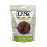 SIMPLY FROM NATURE Meat Strips Fasii de carne de caprioara pentru caini 80 g