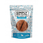 SIMPLY FROM NATURE Meat Strips din iepure si morcovi, snack caini 3x80 g