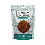 SIMPLY FROM NATURE Meat Noodles din curcan pentru caine 3x80 g