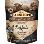 CARNILOVE Hrana umeda pentru caini cu bivol si ​​petale de trandafir 300g