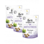 BRIT Care Dog Functional Snack Shrimp Anatistress 3x150 g recompense control stres caini