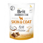 BRIT Care Dog Functional Snack skin&amp;coat Krill 3x150 g recompense caini piele si blana