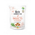 BRIT Care Dog Functional Snack Insect 3x200 g set recompense cu insecte si somon