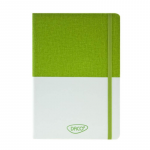 Agenda Dictando Nedatata DACO, 160 File, 10.5x14.8 cm, Format A6, 70 g/m², Alb-verde