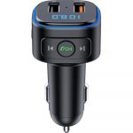 Modulator FM Serioux ABFM46, Bluetooth, Quick Charge 3.0, USB, Negru