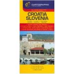 Harta rutiera Croatia si Slovenia | Cartographia