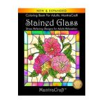 Coloring Book For Adults: MantraCraft: Stained Glass: Stress Relieving Designs for Adults Relaxation - Mantracraft
