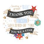 Felicitare - Thank You - Star | Ling Design