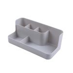 Organizator din plastic pentru produse cosmetice gri