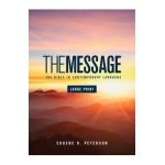 Message Bible-MS-Large Print Numbered - Eugene H. Peterson