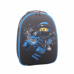 Rucsac Negru Lego M-line - Design Albastru Ninjago Jay (pentru Mancare)