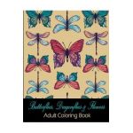 Butterflies, Dragonflies & Flowers: Adult Coloring Book - Kari K. Litscher