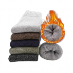 Set 5 perechi de șosete de iarnă pentru bărbați femei șosete calde de lână șosete de schi unisex mărimea 38-45 Amestecă