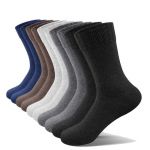 Set 5 perechi de șosete de iarnă pentru bărbați femei șosete calde de lână șosete de schi unisex mărimea 39-47 3