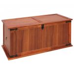 vidaXL Cufăr de depozitare, 79x34x32 cm, lemn masiv de acacia