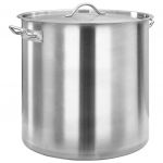 vidaXL Oală de supă, 50 x 50 cm, inox, 98 L
