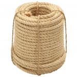 vidaXL Frânghie, 250 m, sisal 100%, 12 mm