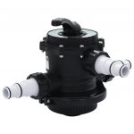 vidaXL Supapă multiport pentru filtre cu nisip ABS 1,5" 6 căi