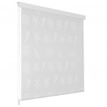 vidaXL Roletă perdea de duș 80x240 cm Model stea de mare