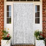 vidaXL Perdea insecte, gri deschis & gri închis, 100x220 cm, chenille