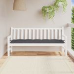vidaXL Pernă bancă de grădină, antracit, 180x50x7 cm, material oxford