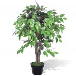 Planta artificială, arbore de ficus, cu ghiveci, 90 cm