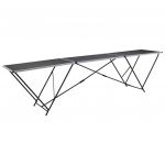 vidaXL Masă de lipire pliabilă, 300 x 60 x 78 cm, MDF și aluminiu