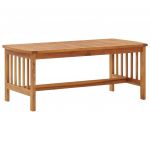 vidaXL Masă de cafea, 102 x 50 x 43 cm, lemn masiv de acacia